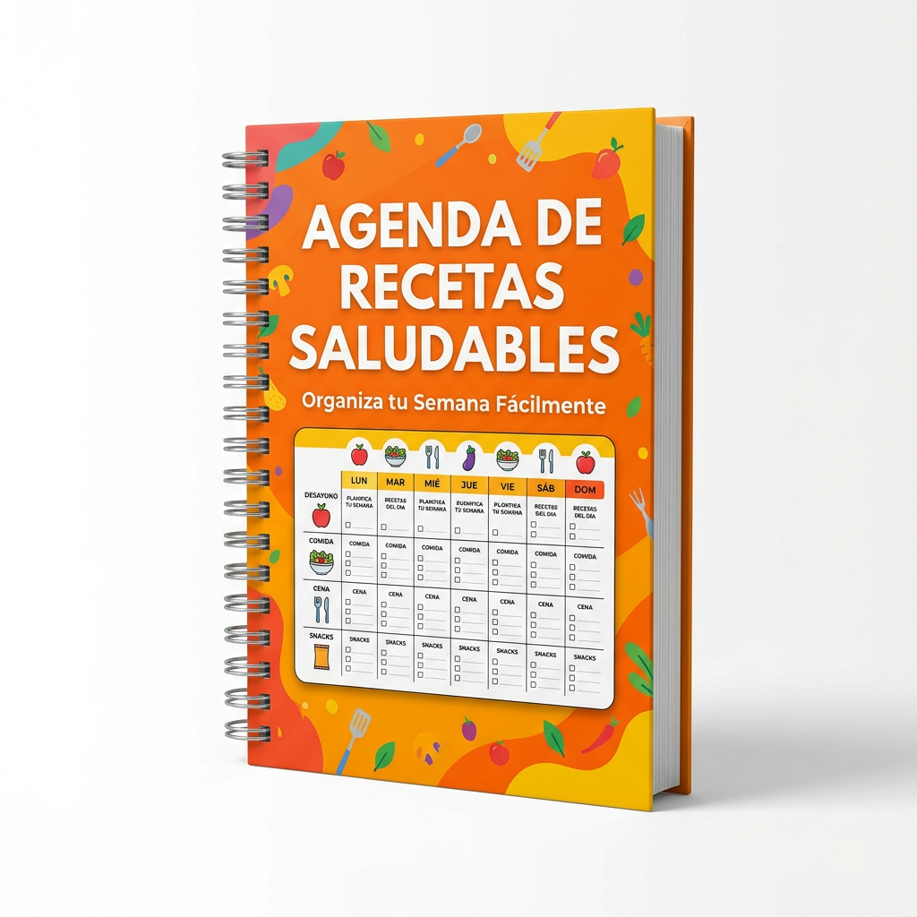 Agenda de Recetas Saludables: Organiza tu Semana Fácilmente