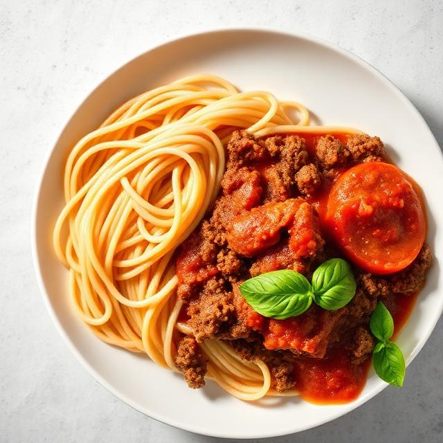 Macarrones Integrales con Carne Molida Fit