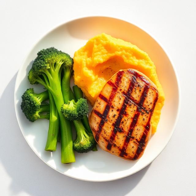 Pollo a la Plancha con Camote